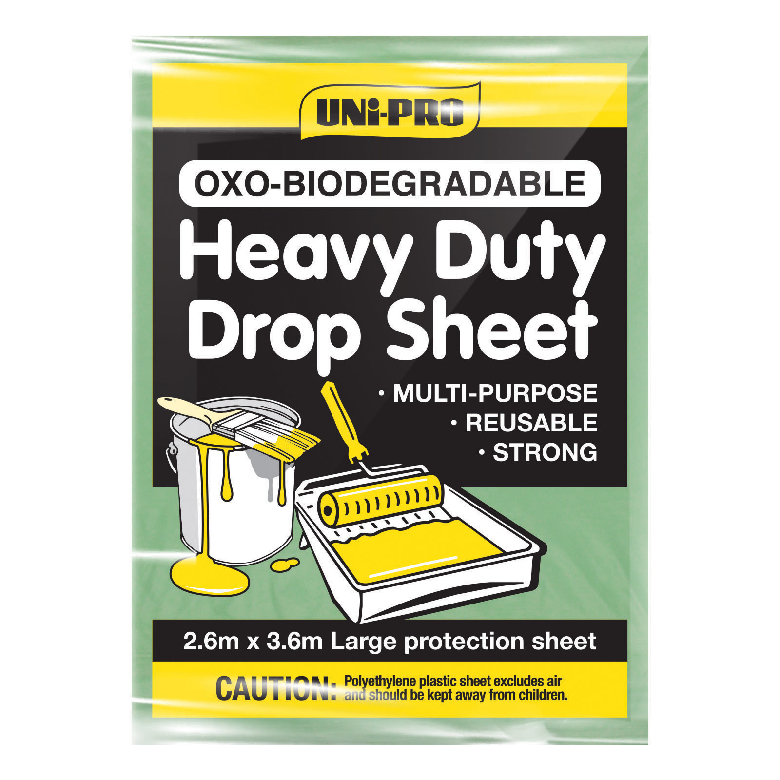 UNi-PRO Oxo-Biodegradable Heavy Duty Drop Sheet