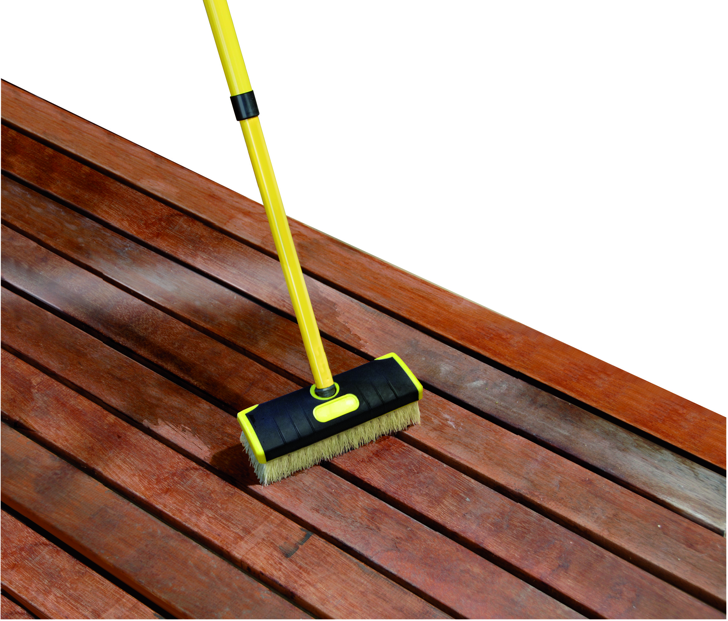 UNi-PRO Deck and Concrete Scrubber with Adjustable Pole