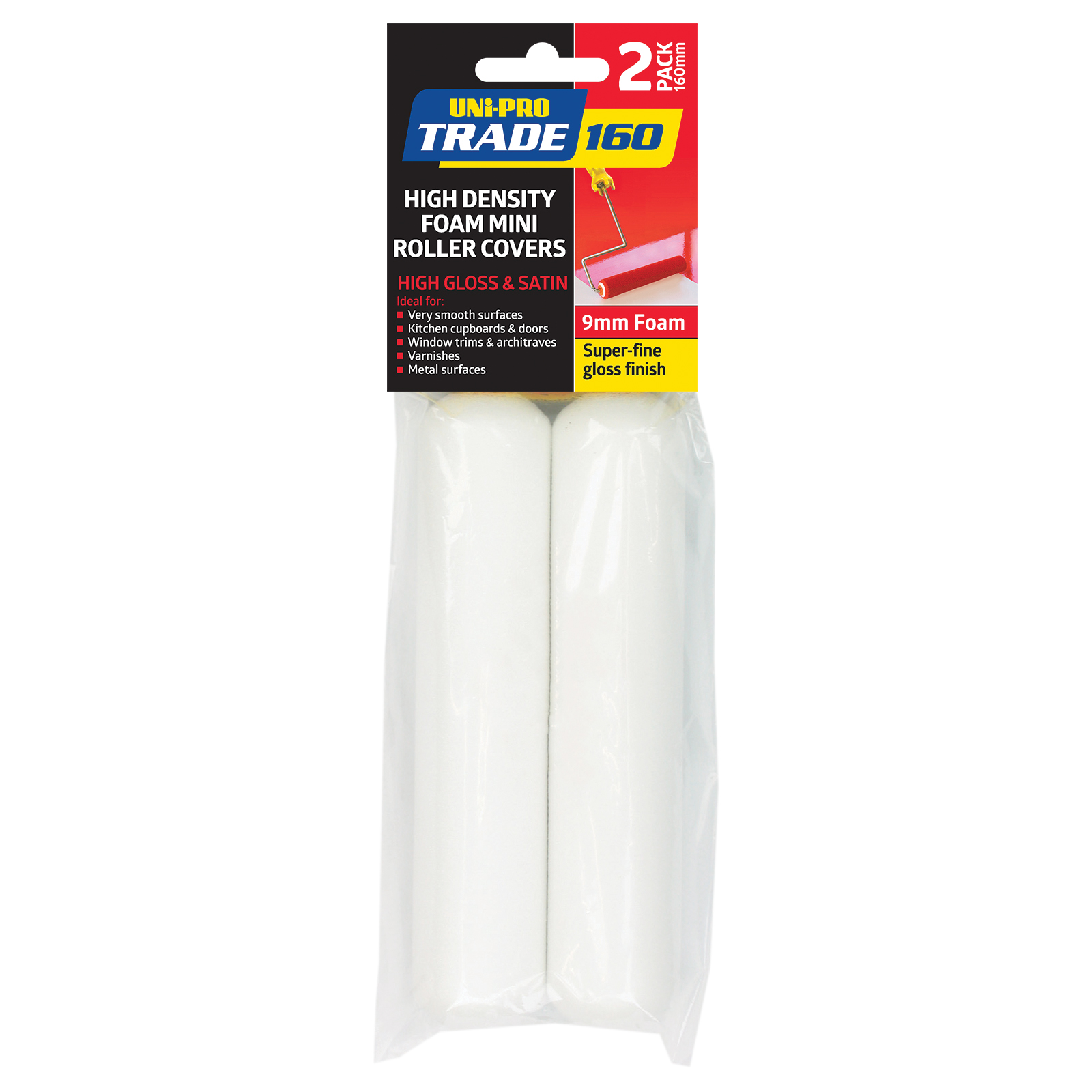 UNi-PRO Trade High-Density Foam Covers 2 Pack - 9mm nap