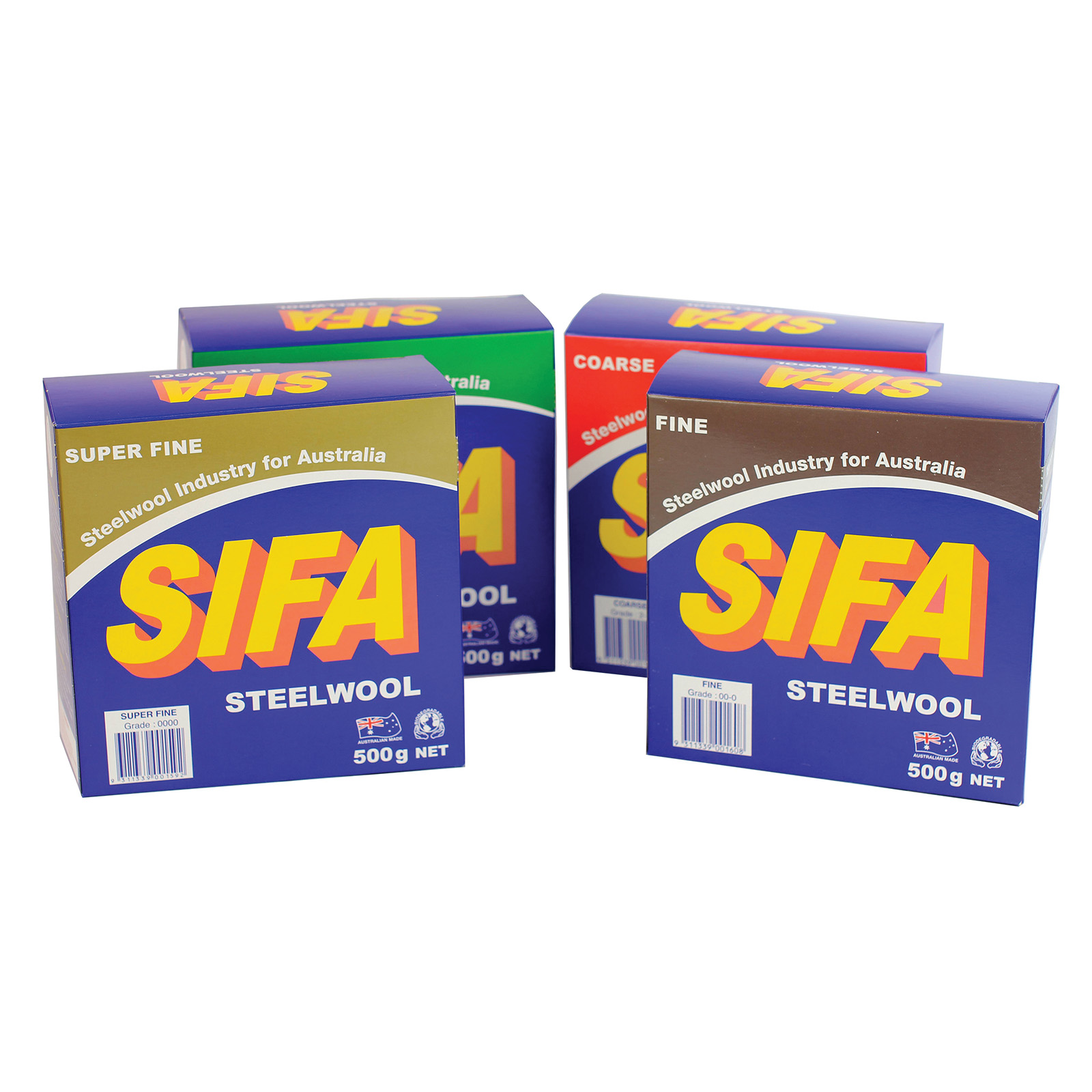 SIFA Steel Wool 500g Dispenser Packs