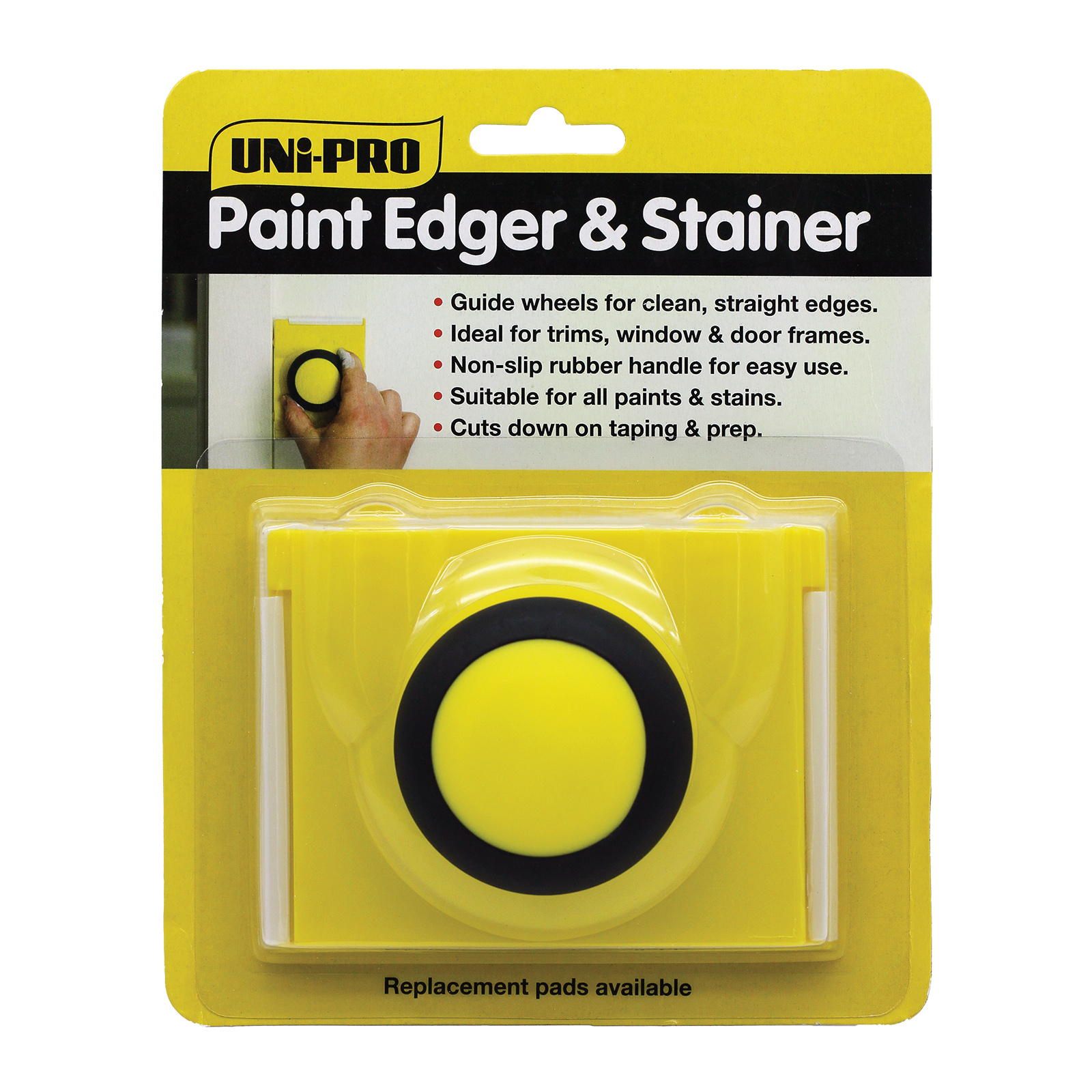 UNi-PRO Paint Edger & Stainer With Guide Wheels - Unipro