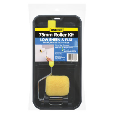 UNi-PRO Acrylic Paint Roller Kit Range 10mm Nap