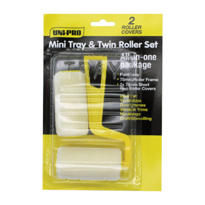 UNi-PRO 75mm Mini Roller & Tray Set