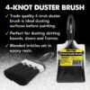 UNi-PRO 100mm Four Knot Duster Brush