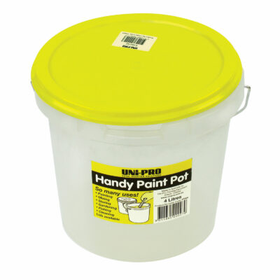 UNi-PRO 4.6 Litre Painters Plastic Bucket & Lid